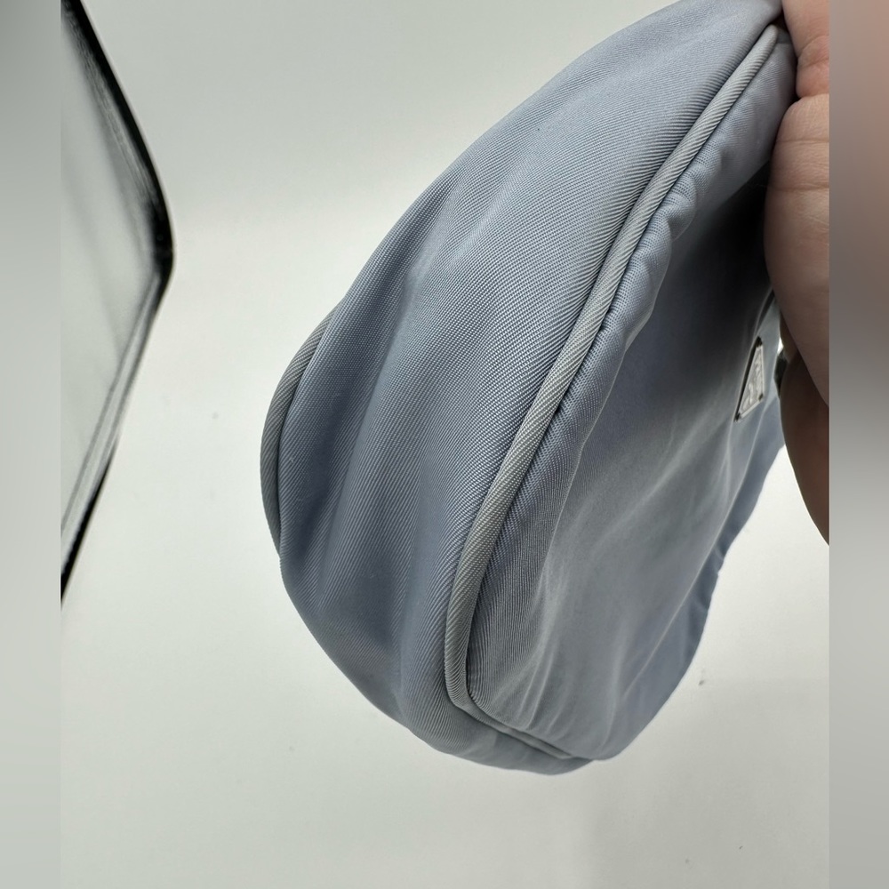 Prada Baby Blue Mini Nylon Pochette Shoulder Bag - Picture 5 of 11